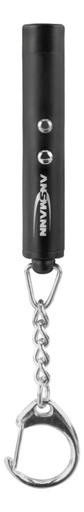 [147970] Ansmann Laser Pointer 2i1 i nøglering - Hvid og Rødt LED lys