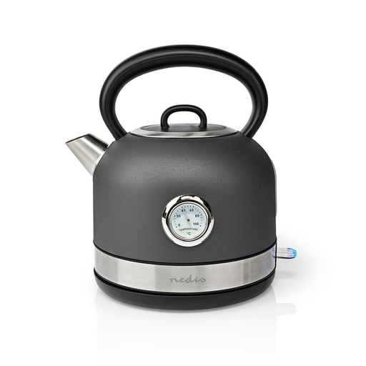 [148471] Elkedel 1,7 liter, drejelig 360 grader, termometer