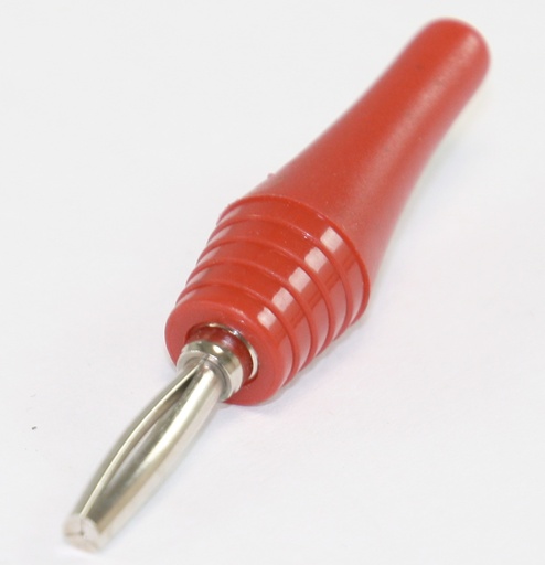 [148513] Bananstik HAN 4mm RD bld kappe