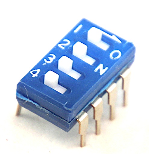 [148646] DIP Switch IC 4-Pole MIYAMA