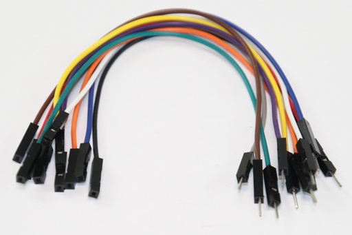 [148665] Jumperkabler, han/hun 15 cm, 10 stk.