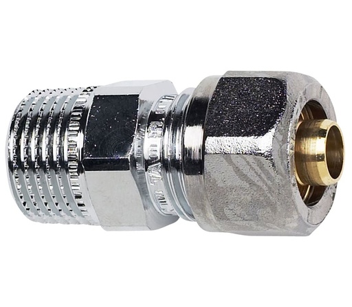 [148878] TA Pex-fittings overgangsnippel 15 mm x 1/2"