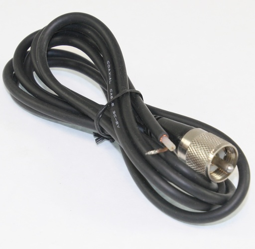 [148969] UHF-male - Open End cable 75R Han/Open end 2m.