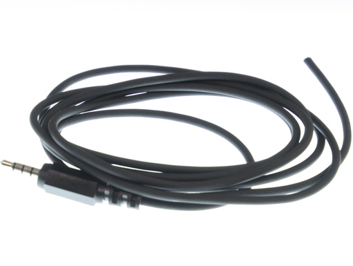 [148979] Jack plug with cable Black 4P