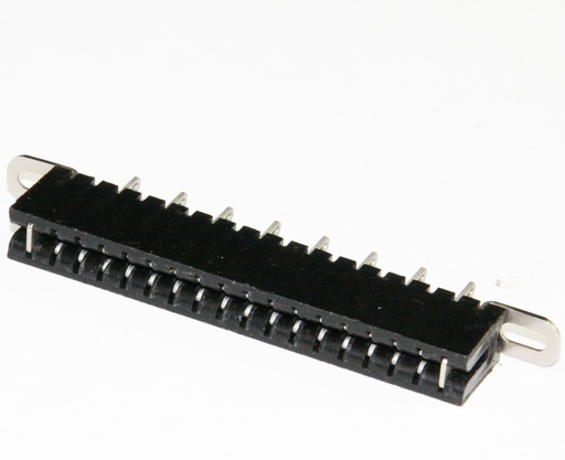 [149300] Kantconnector 1x16pol RM3.96 lodde-øsken