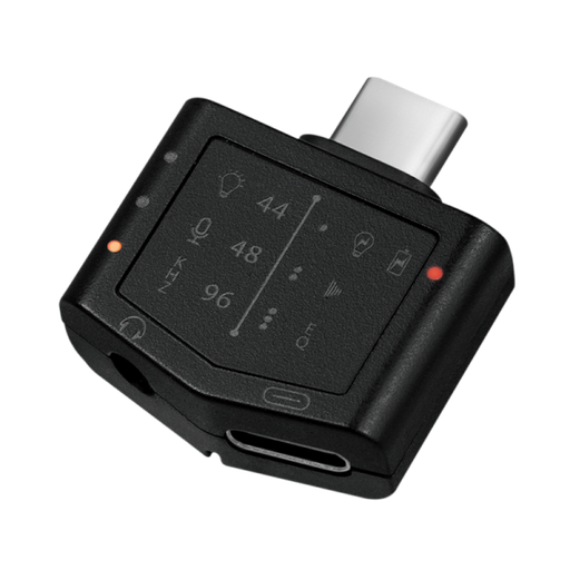 [149639] USB 3.2 audio adapter with EQ, USB-C/M to 3.5 mm/F, PD, black