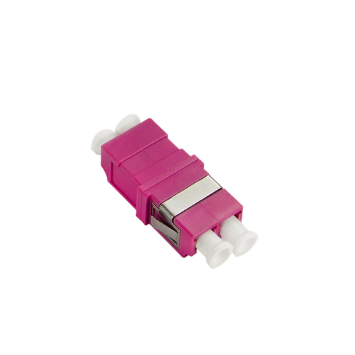 [149646] Fiberadapter 2xLC Multimode, uden flange, violet