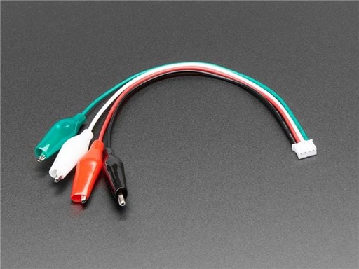 [149673] JST PH 4-pin Plug to Color Coded Alligat