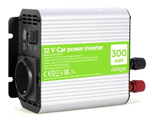 [149732] DC/AC Inverter 12V > 230V, USB, 300 W