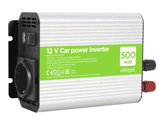 [149733] DC/AC Inverter 12V > 230V, USB, 500 W