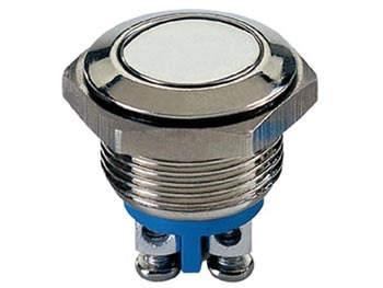 [149741] Metal Switch ON-(OFF) 48V 2A Momentan Hul:=19mm.