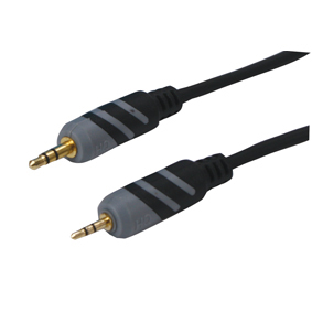 [150546] Minijack 2,5mm STEREO HAN / 3.5mm STEREO HAN 1m