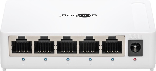[150565] 5 Port Gigabit Ethernet Switch with 5x 10/100/1000Mbps Auto-Negotiation RJ45 Ports