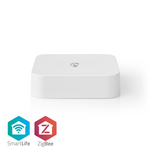 [150573] Zigbee Gateway | Wi-Fi / Zigbee 3.0 | 40 Enheder | USB Drevet | Android / IOS | Hvid