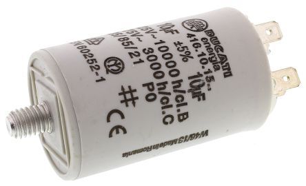 [150850] Motorstart kondensator 10uF 450V =36x58mm