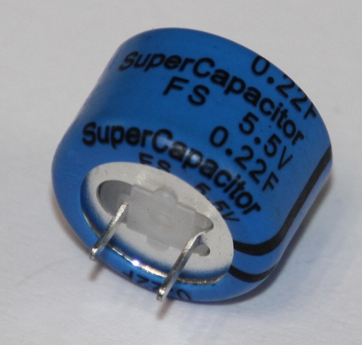[150878] Supercapacitor 0,22F 5,5V P5,0