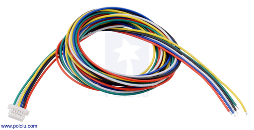 [151201] 6-Pin Single-Ended Female JST SH-Style Cable 75cm