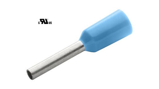 [151238] Terminalrør for 0,25mm² Lyseblå