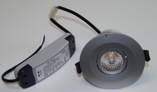[151269] LED Spot INCL. transformer =110mm. 7W varm hvid