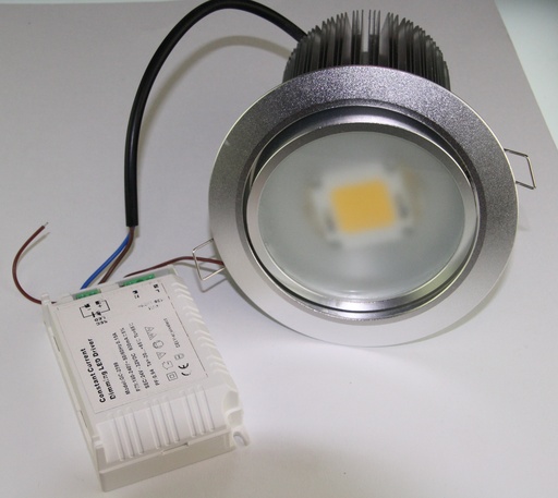 [151280] LED Downlight indbygningsspot 28W =140mm m. trafo