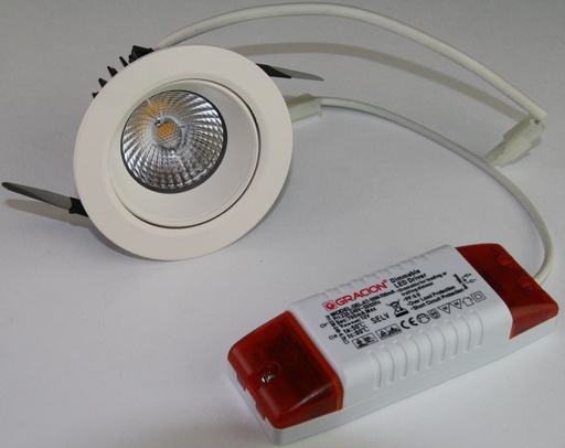 [151281] LED indbygningsspot 8W =80mm