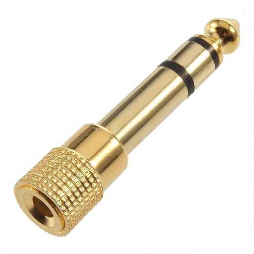 [151726] Stereo Jack adapter, 3,5mm hun > 6,3mm han
