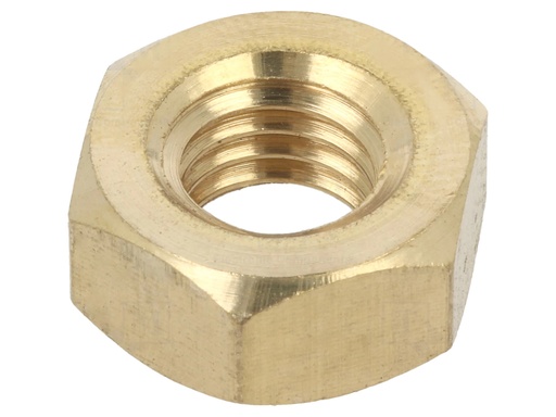 [151829] M10 Møtrik for pinol kabelaflastning, messing
