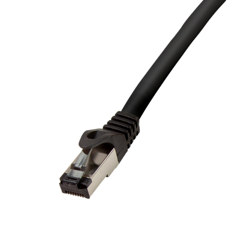 [151879] Patch cable PrimeLine, Cat.8.1, S/FTP, black, 1 m