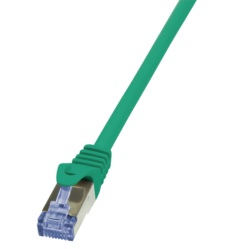 [151972] Patch cable PrimeLine, Cat.6A, S/FTP, green, 1 m
