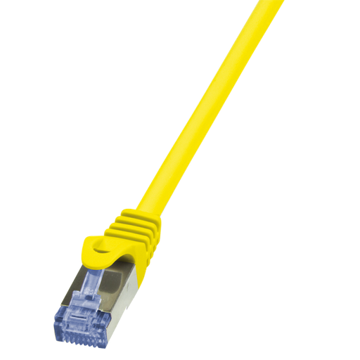 [151974] Patch cable PrimeLine, Cat.6A, S/FTP, yellow, 1 m
