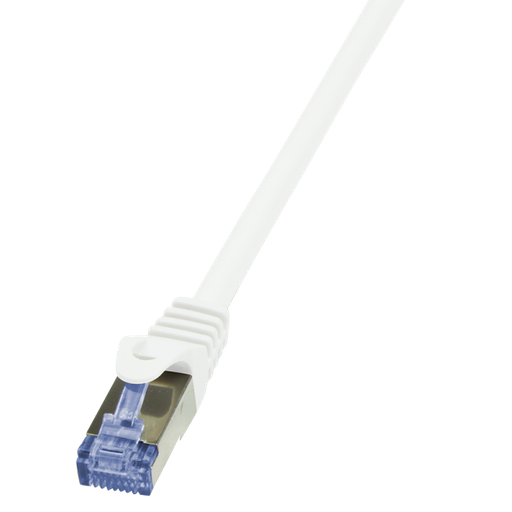 [152085] Patch cable PrimeLine, Cat.6A, S/FTP, white, 15 m