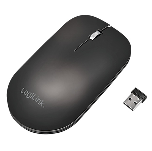 [152354] Trådløs Mus, 2.4 GHz, sort