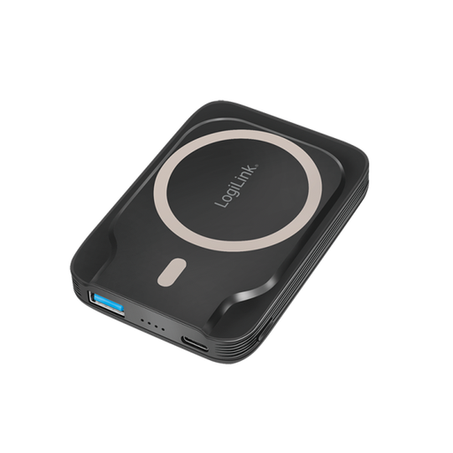 [152355] Power bank 5000 mAh, wireless charging, USB-C PD 3.0 + USB-A QC 3.0