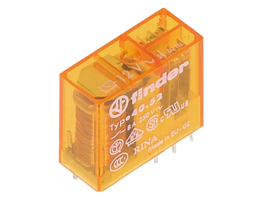 [152446] Relay DPDT 12vac 15A