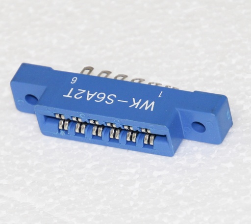 [152550] Kantconnector 2x6pol RM3.96 lodde-øsken