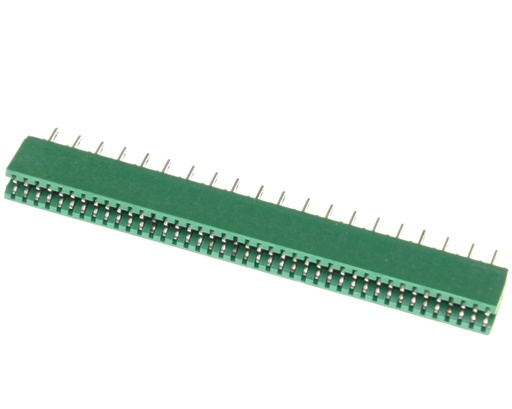 [152561] Kantconnector 1x41-pol RM2,54 lodde-øsken