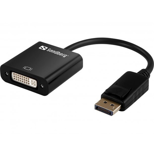 [153030] DISPLAYPORT HAN TIL DVI HUN ADAPTER