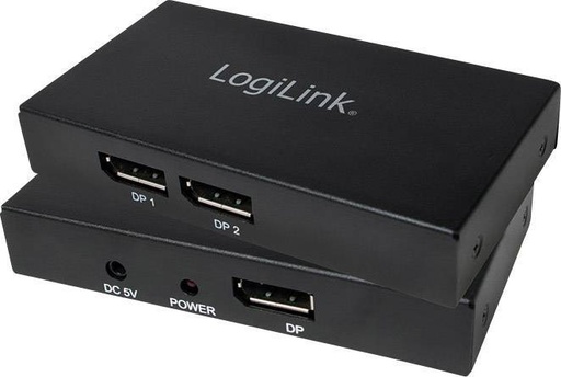 [153115] DisplayPort splitter, 1x2-port, 1x DP to 2x HDMI, 4K/30 Hz, HDCP