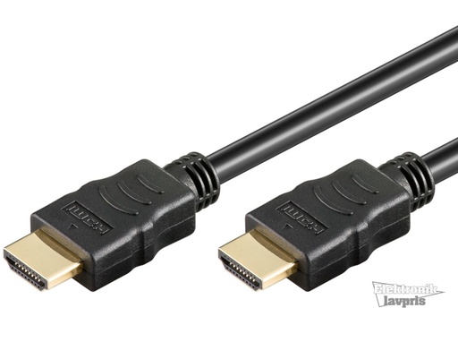 [153439] HDMI-kabel, Ultra High Speed 2.1, 8K, 60 Hz, 5m, sort