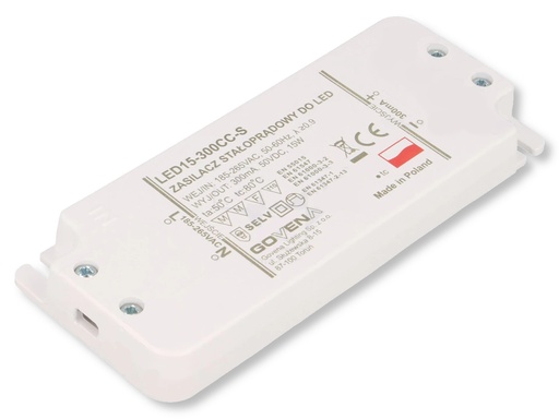 [153499] Constant current LED Transformer 300 mA CC for LEDs up to 15 W total load