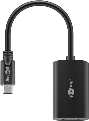 [153567] USB-C til DisplayPort-adapter sort