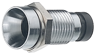 [153624] LED Holder Nickel Countersunk 8mm