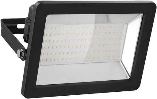 [153699] LED udendørs projektør,4000K 100 W Sort