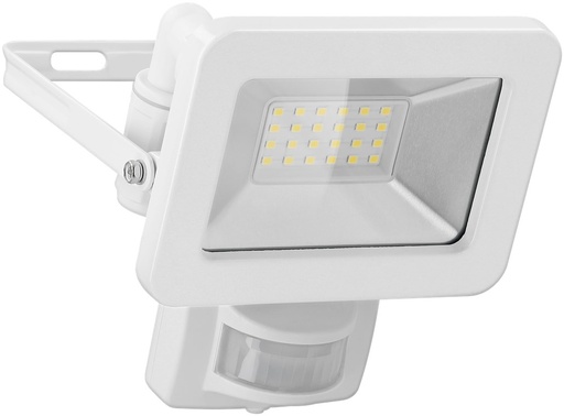 [153741] LED udendørs projektør,4000K,20 W, med bevægelsesdetektor Hvid