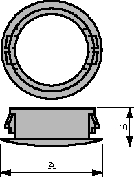 [153748] Blndprop for hul =10mm. GR-Grey