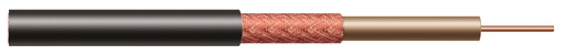 [153876] Audiokabel 1 x 0,25 mm2+skrm =3,1mm.
