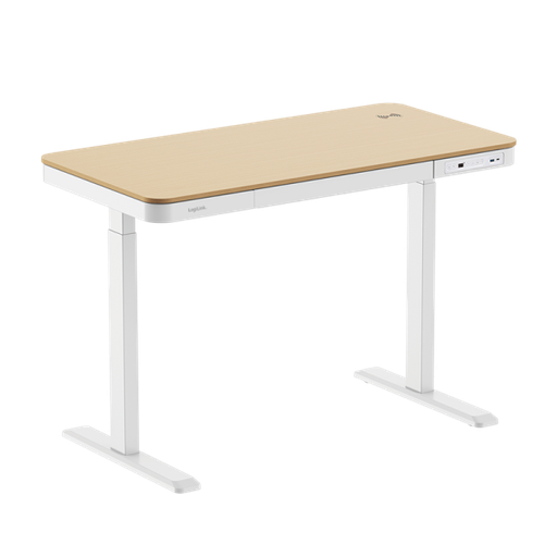 [154001] Hæve sænkebord 118x60,Trådløs opladning,2x USB porte