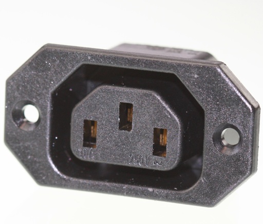 [154187] IEC C13 Power Jack, Spacing=40mm 2,8mm