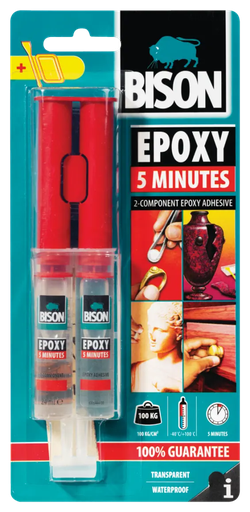 [154322] Hurtighærdende 2-komponent epoxylim, 24ml