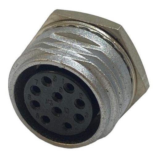 [154409] 10 pin CCJ DIN female connector
